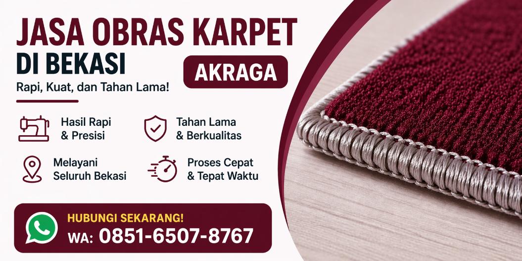 jasa obras karpet bekasi