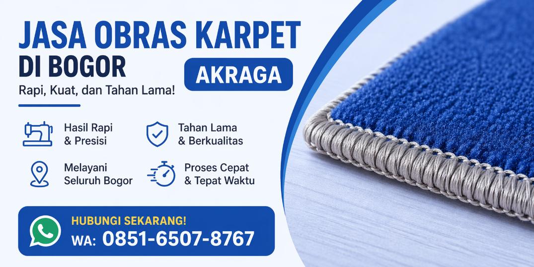 jasa obras karpet bogor