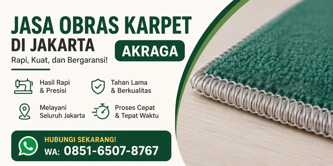 jasa obras karpet jakarta