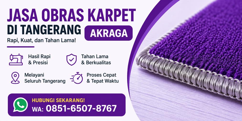 jasa obras karpet tangerang